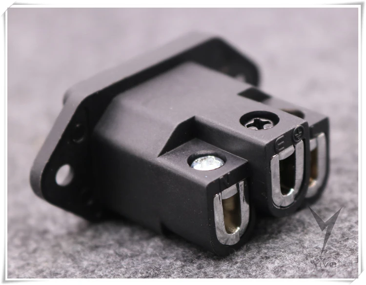 XSSH 4 шт. FI-06 Hi-end DIY HIFI красный Чистый медный покрытие родий США штекер впуск iec розетка питания AC 250 В 10A