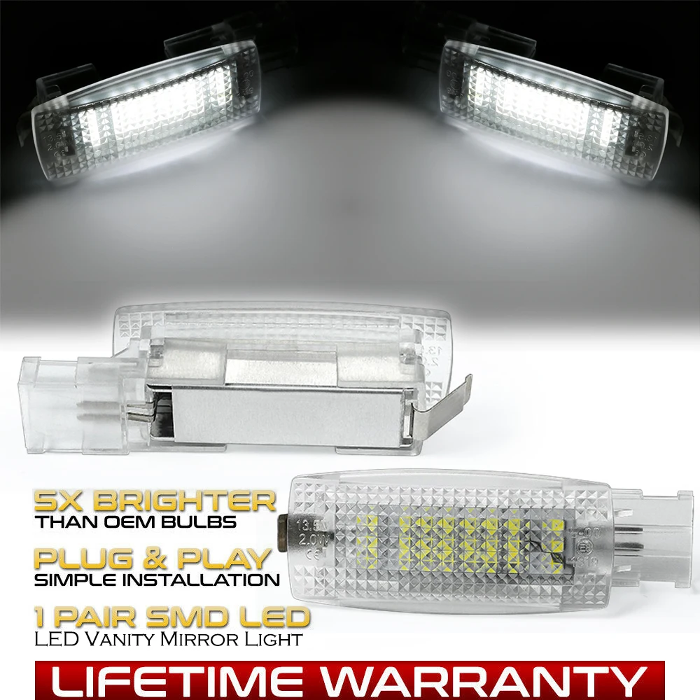 Светодиодный солнцезащитный щиток для салона косметическое зеркало светильник