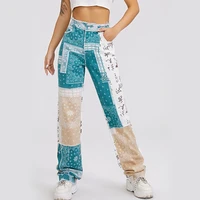 fashion printed jogger women casual pants bandana female jogging trousers fitness sweatpants bodybuilding straight leg tracksuit