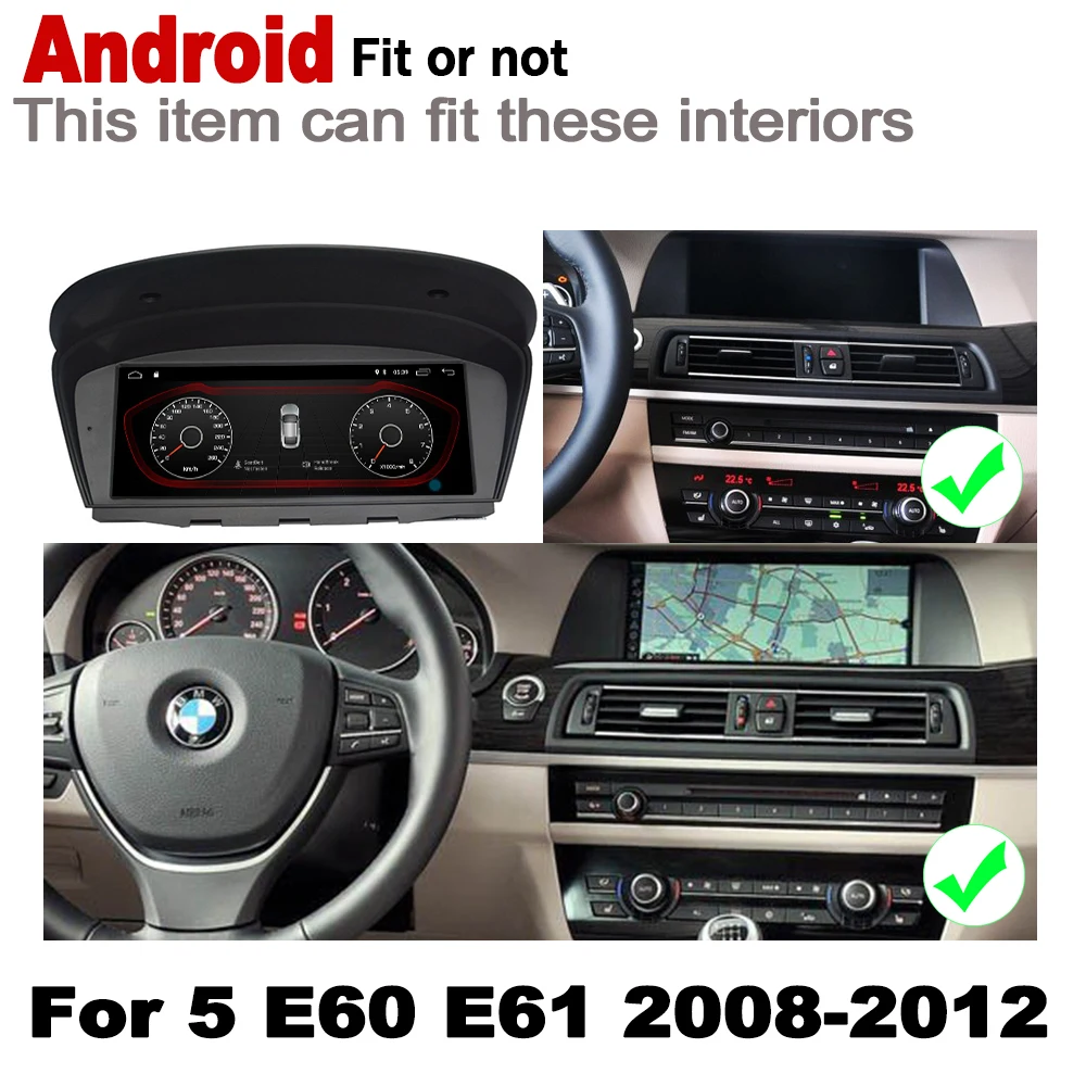 IPS Android 7 0 автомобильный мультимедийный плеер gps навигация для BMW 5 E60 E61 2008 ~ 2012 CIC