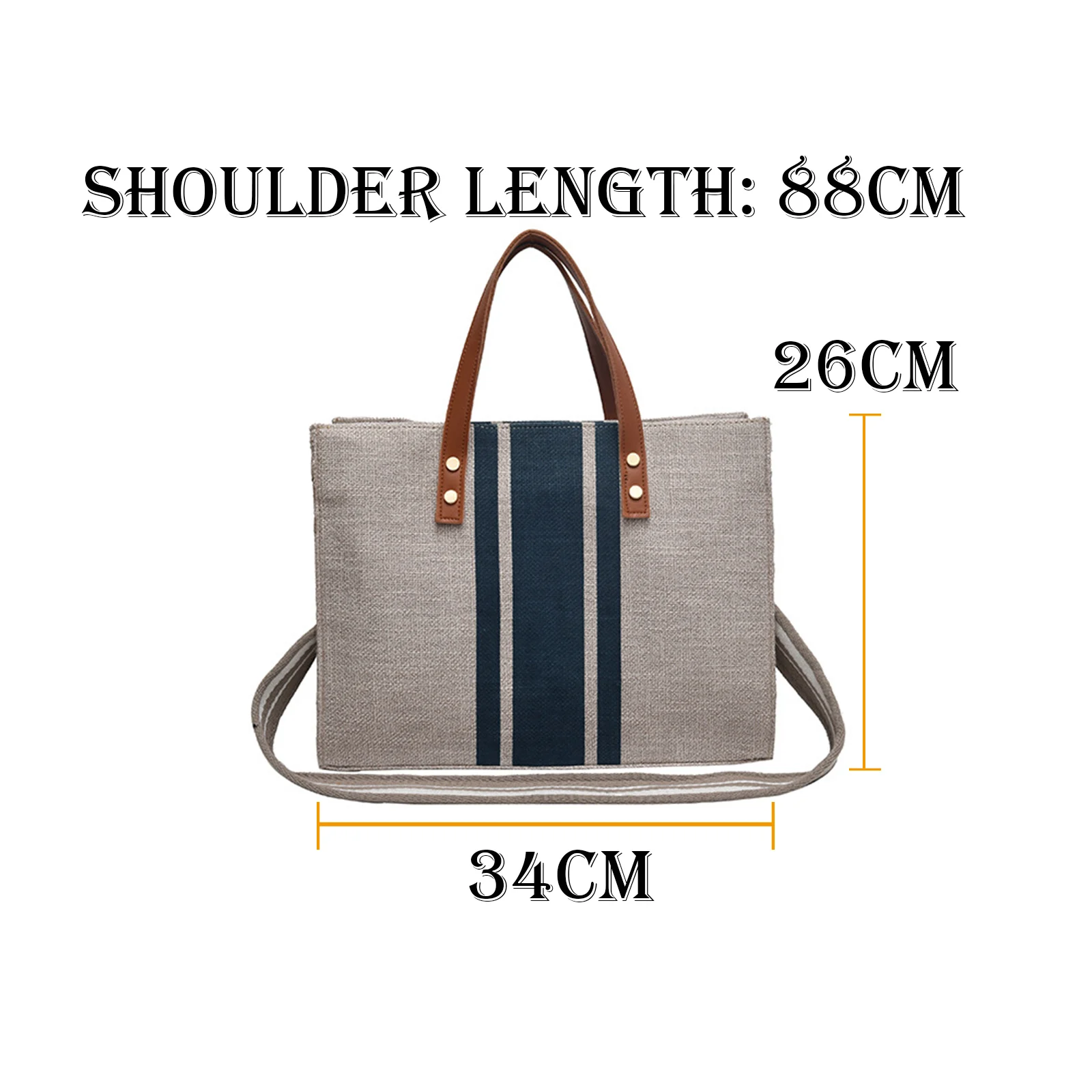 

Casual Foldable Canvas Shopping Bag High Quality Large Capacity Grocery Tote Handbag Fashion Female Shoulder Bags WB1806
