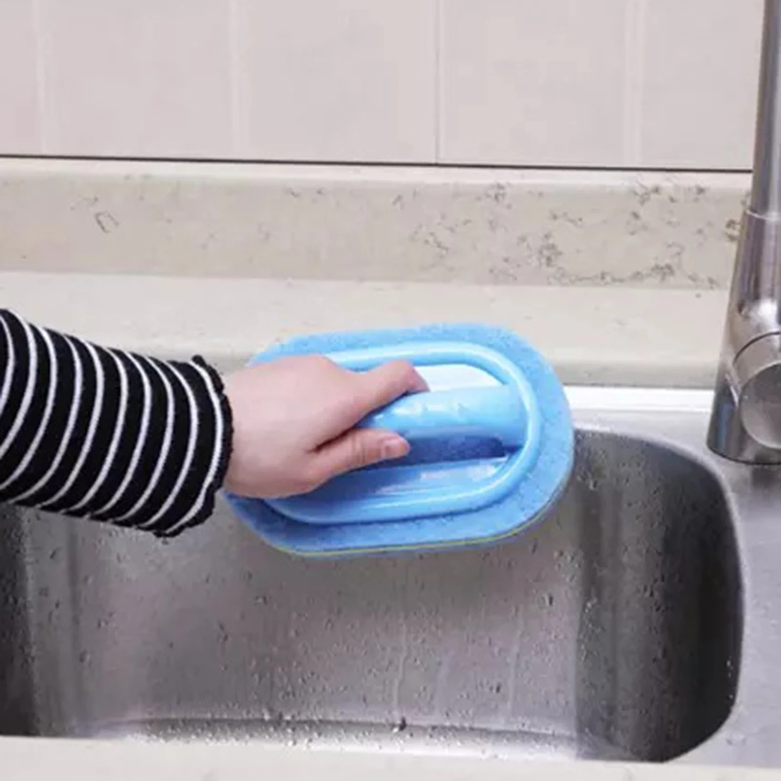 Очистка кухни ванной туалета стен щетка для очистки пластиковая ручка губка