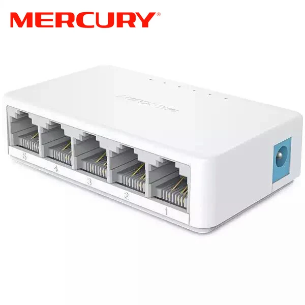 Оригинальный сетевой коммутатор MERCURY Mini S105C 5 портов RJ45 100 Мбит/с настольный