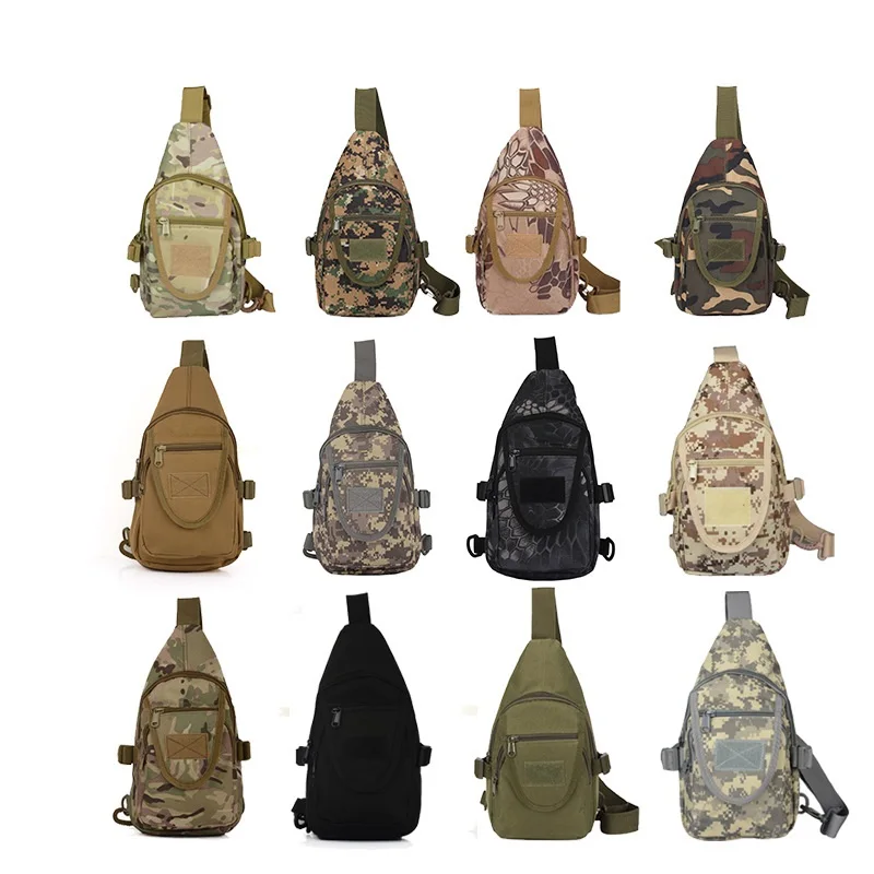 Outdoor Camouflage Leisure Multifunctional Single Shoulder Chest Bag Outdoor Sports Leisure Bag Can Hang Waist Bag