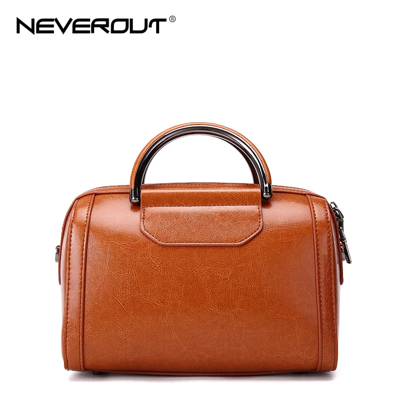 Женская сумка тоут NEVEROUT винтажная из сплит кожи 3 цвета|leather bags for women|leather bagbags women |