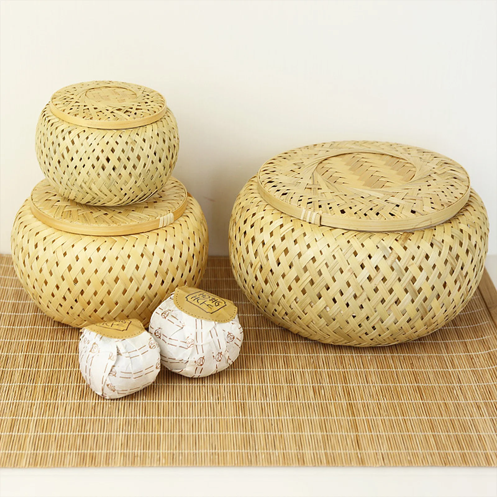 Бамбуковая корзина для овощей закусок отпариватель чая еды аксессуары мини