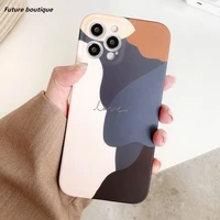 art retro abstract geometry phone case for iphone 12 pro 11 pro max xr xs max x 7 8 plus 12 mini cases cute soft silicone cover
