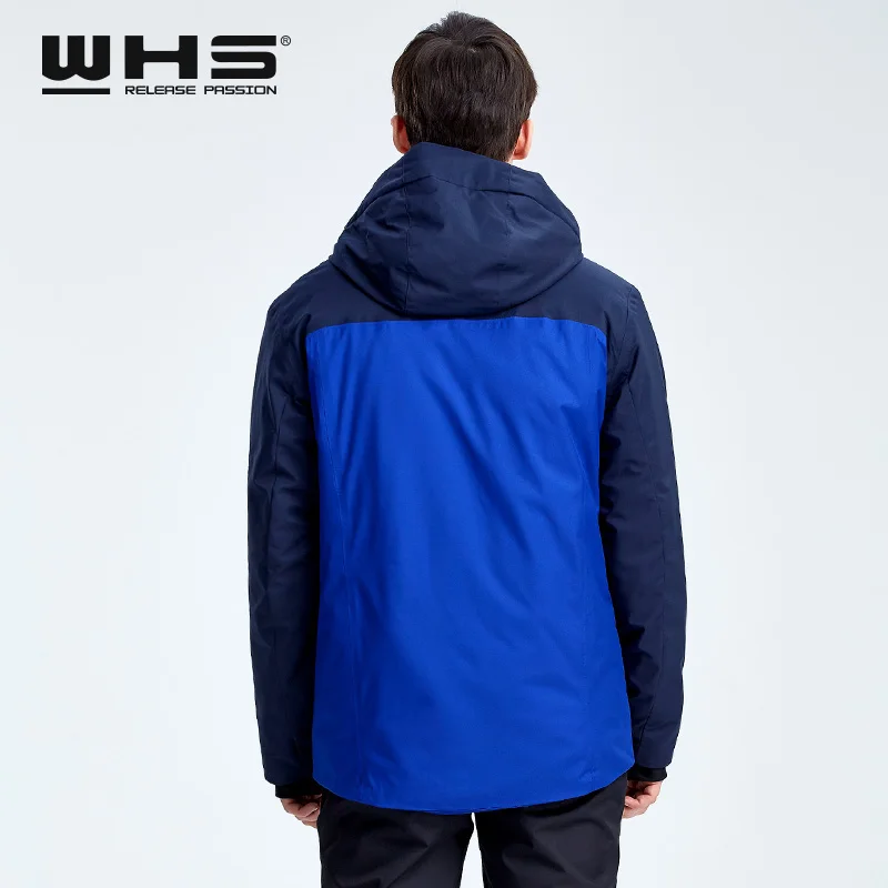 Whs мужские модные ветрозащитные водонепроницаемые уличные лыжные штаны