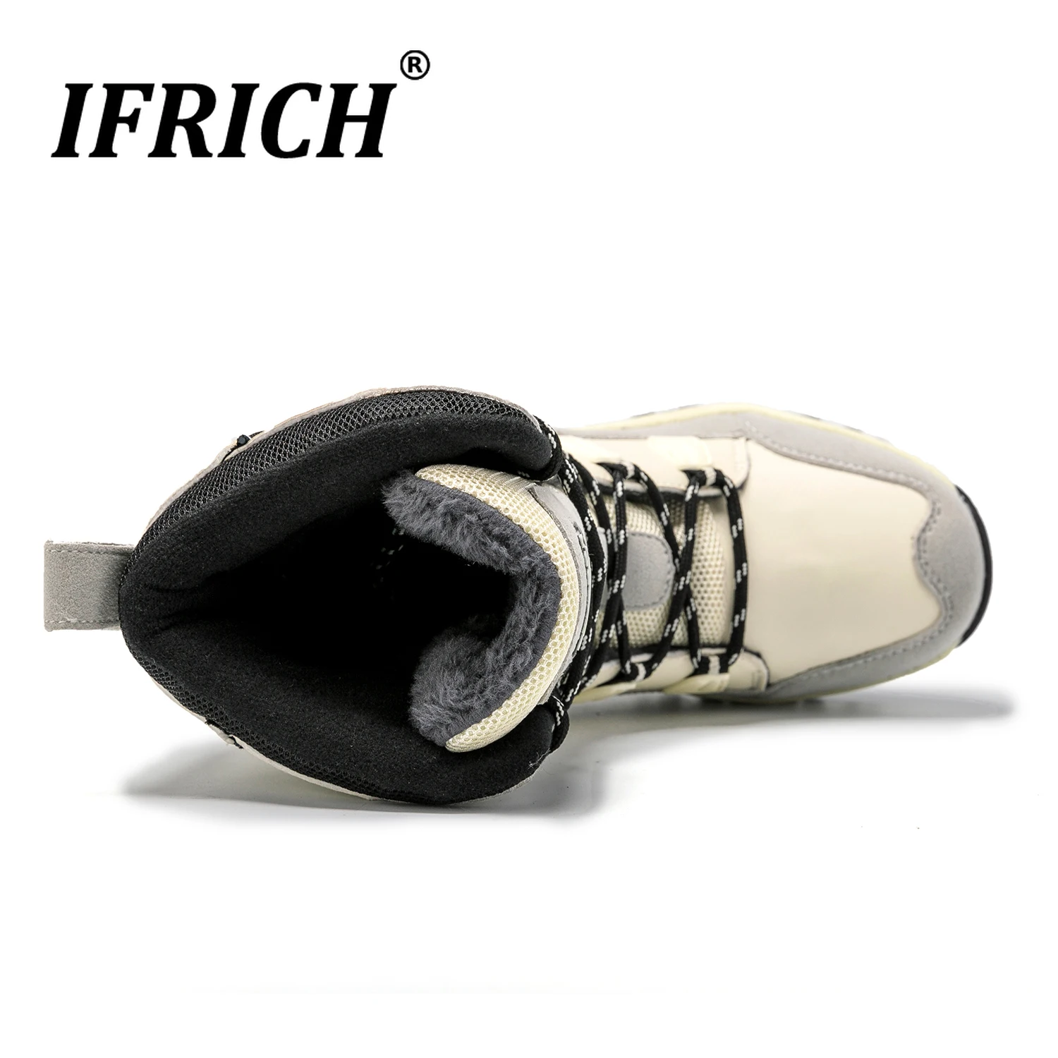 Зимние теплые походные ботинки женские высокие сапоги охотничьи зимние кожаная