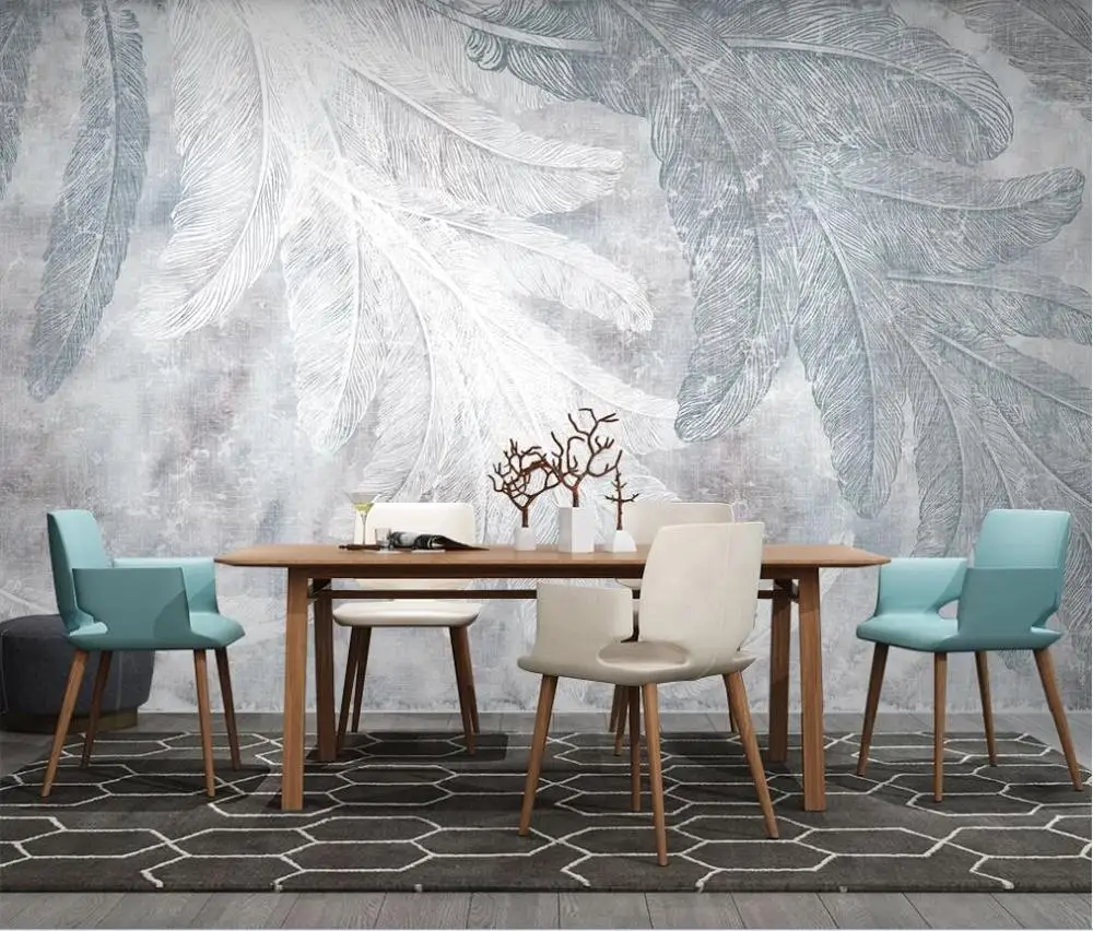 Пользовательские 3D фото обои росписи Скандинавский современный минималистичный
