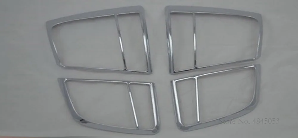 taillight cover Для Kia Sorento 2009-2012 внешняя ABS Хромированная задняя крышка планки фары крышка лампа для фары заднего света рамки протектор автомобиля Стайлинг - Цвет: taillight cover