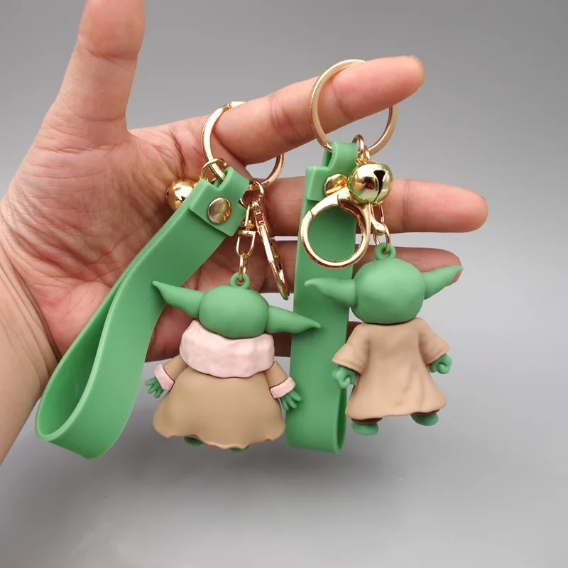 Брелок Звездные войны симпатичный маг йода старший мандалор детская фигурка из