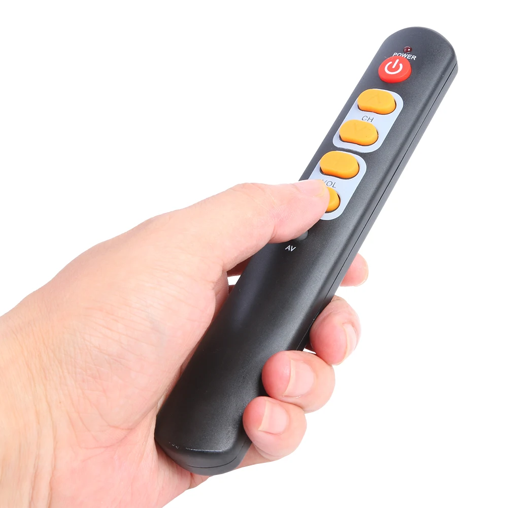 Universal 6 Big Yellow Button Learning Remote Control Copy IR for TV STB Electronic Smart Home Accessories | Электроника