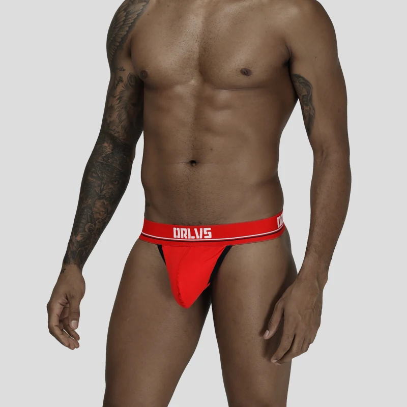 Мужские трусы Трусы-слип homme хлопок GayJockstrap мужские Трусики-бикини дышащие