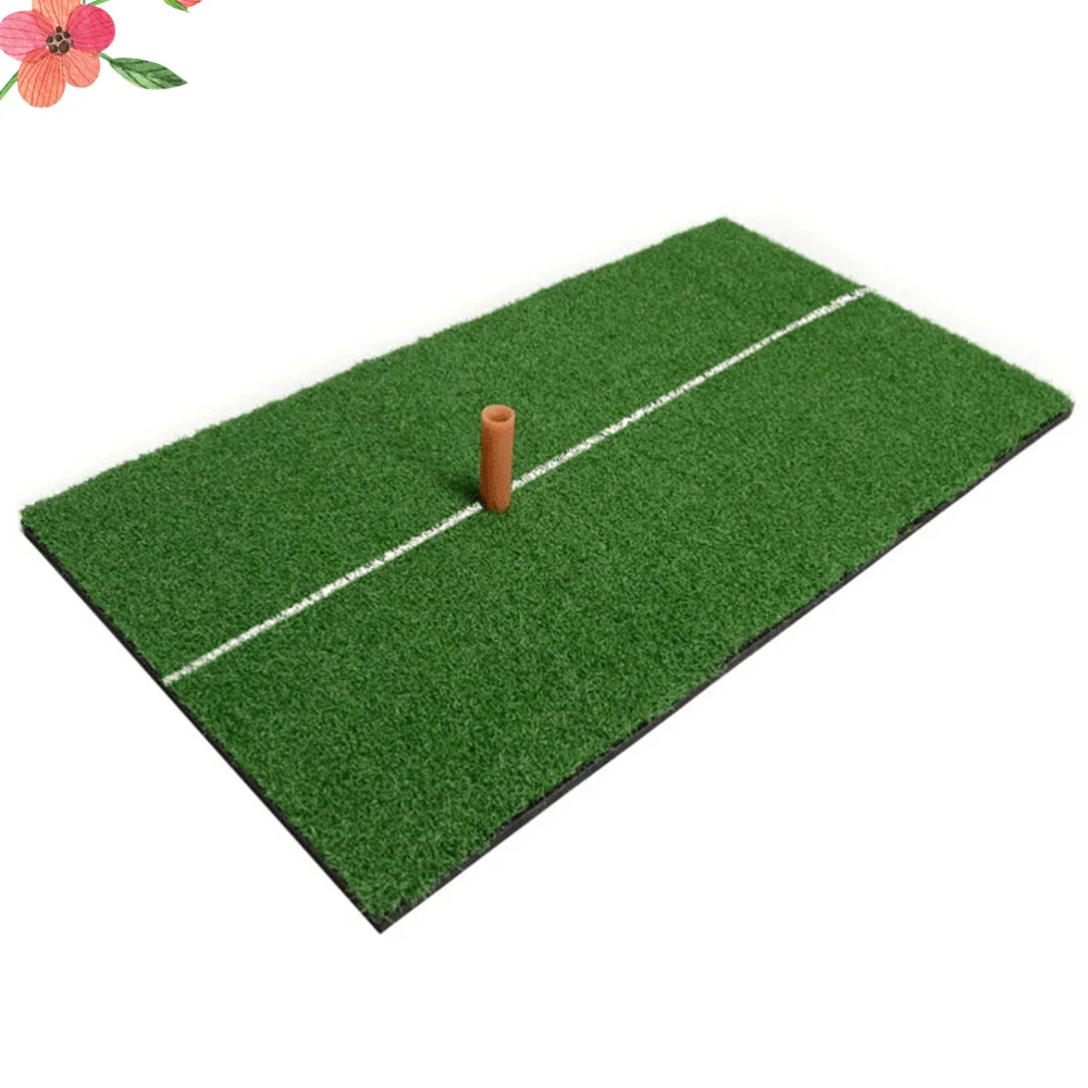 

1Pc Indoor Mat Indoor Practice Swing Mat Cushion Gold Pad Swinging Cushion (Green without TEE)