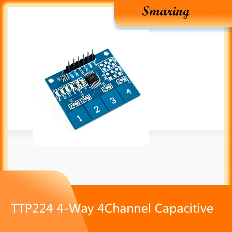 TTP224 4 канальный емкостный сенсорный выключатель цифровой сенсор модуль для Arduino
