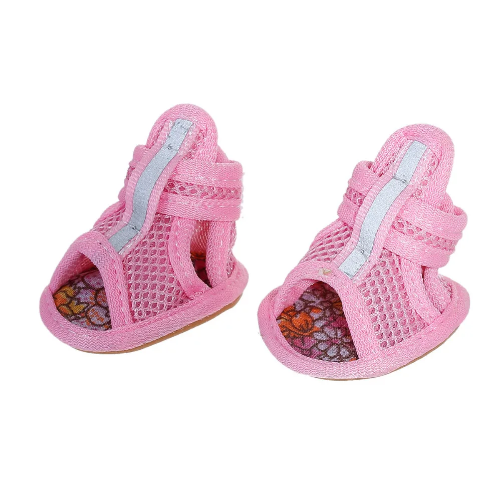 Повседневное противоскользящая обувь для собак в виде щенят ошейник маленьких