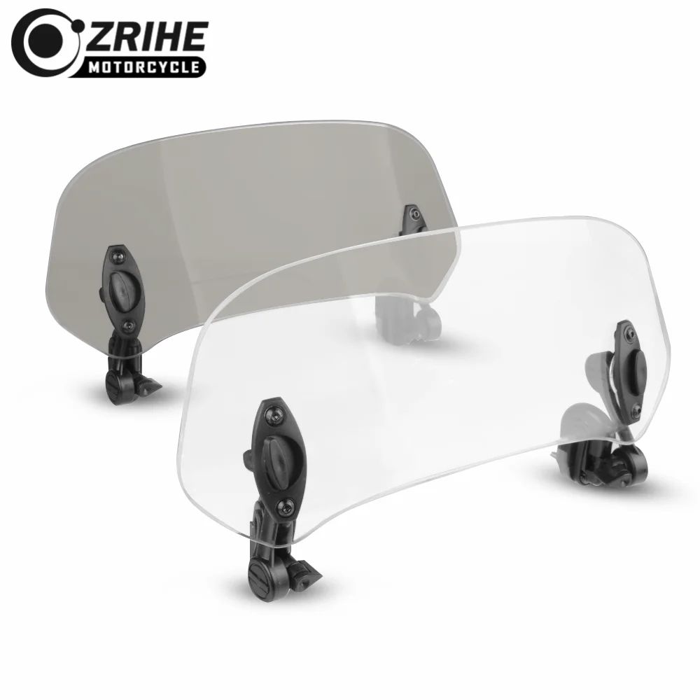 

Universal Motorcycle Wind Screen Windshield Spoiler Air Deflector Airflow Adjustable Windscreen for 1090 Adventure