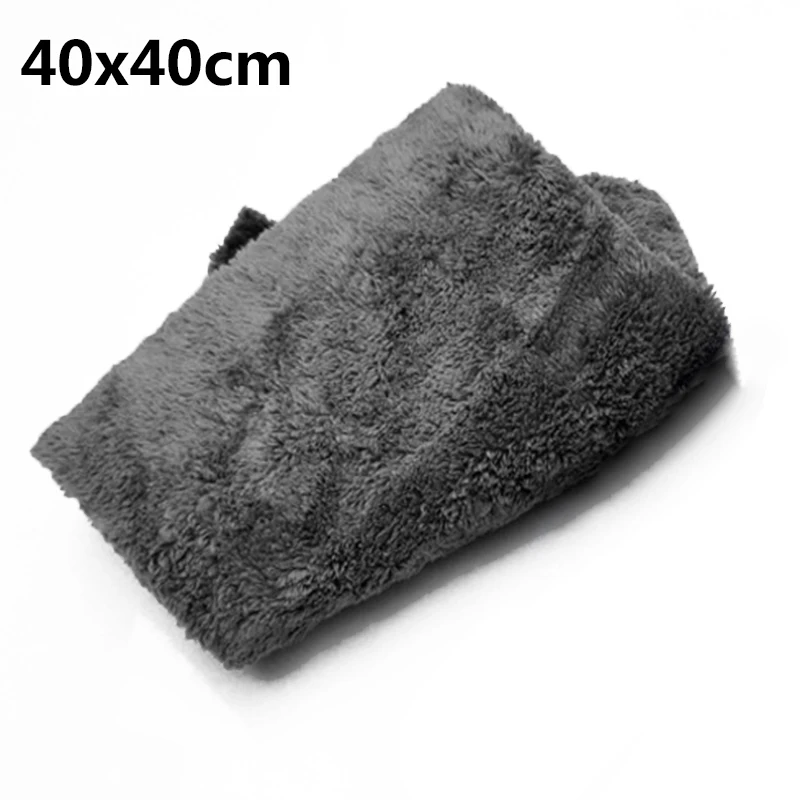40*40 см Серый Автомобиль Очистка Дома утолщенные впитывающие Коралловые руно