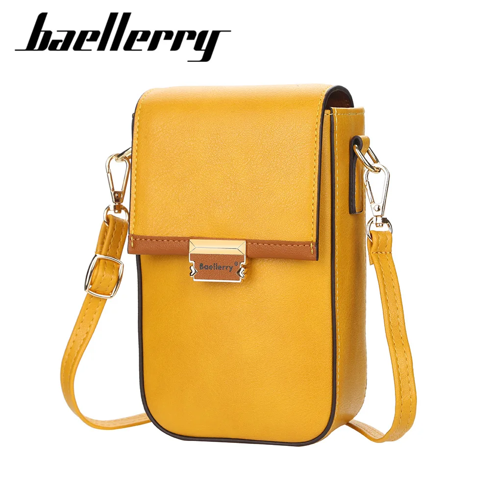 

Ladies Wallet Large Capacity Messenger Bag Solid Color Fashion Mobile Phone Shoulder Bag