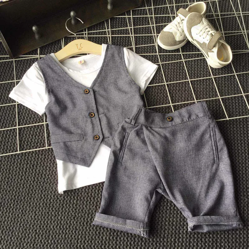 

Детский хлопковый комплект из 2-7-9 предметов, повседневный комплект из двух предметов, футболка и шорты, лето 2020