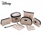 Подлинная Классическая Ретро Серия Disney, Женская сумочка с Микки Маусом, Модная креативная полиуретановая сумка для хранения, дорожная косметичка, кошелек, чехол для карандашей