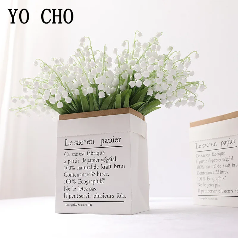 Искусственный цветок YO CHO белое домашнее свадебное украшение для стола