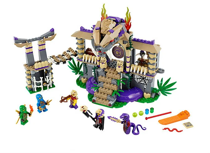 BELA 10324 Ninjago Войдите в змей строительные блоки Фигурки игрушки сборные для детей