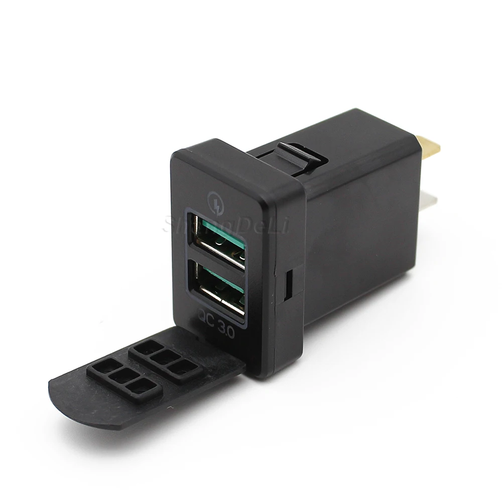 car phone usb fast charging phone charger adapter for mitsubishi outlander 3 2018 xpander 2018 eclipse cross asx free global shipping