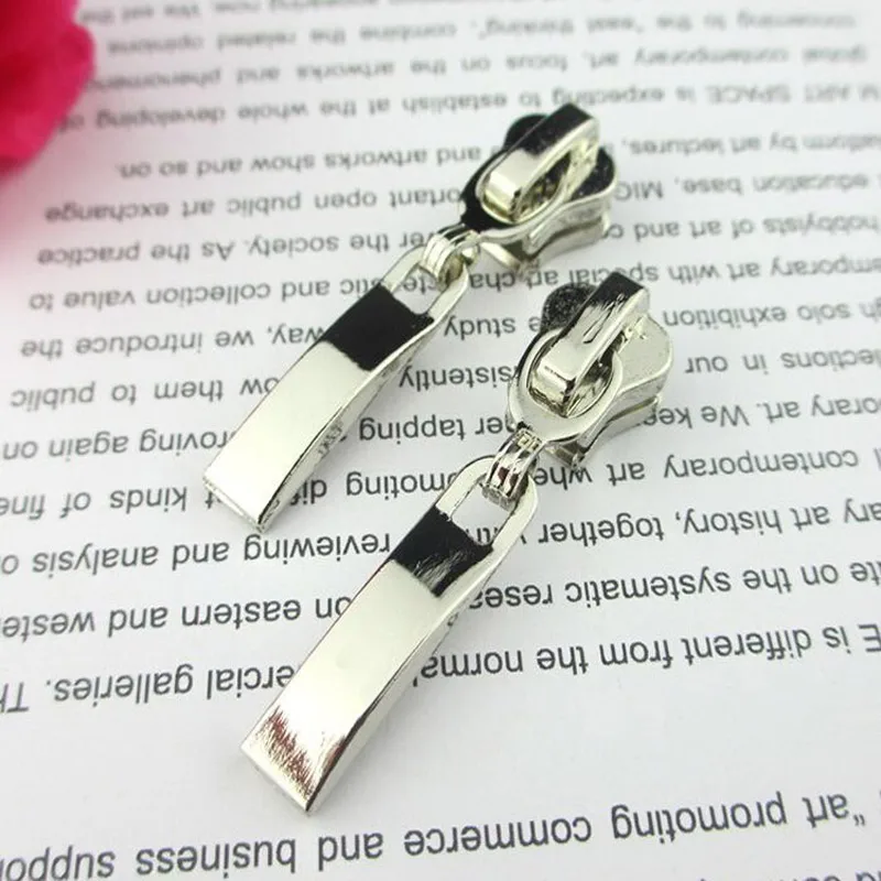 Оптовая продажа 10 шт 5 # металлические слайдеры на молнии для самостоятельного