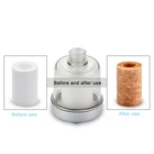 Прозрачный Водоочиститель для крана, полипропиленовый хлопковый фильтр для душа, домашний фильтр JDH88