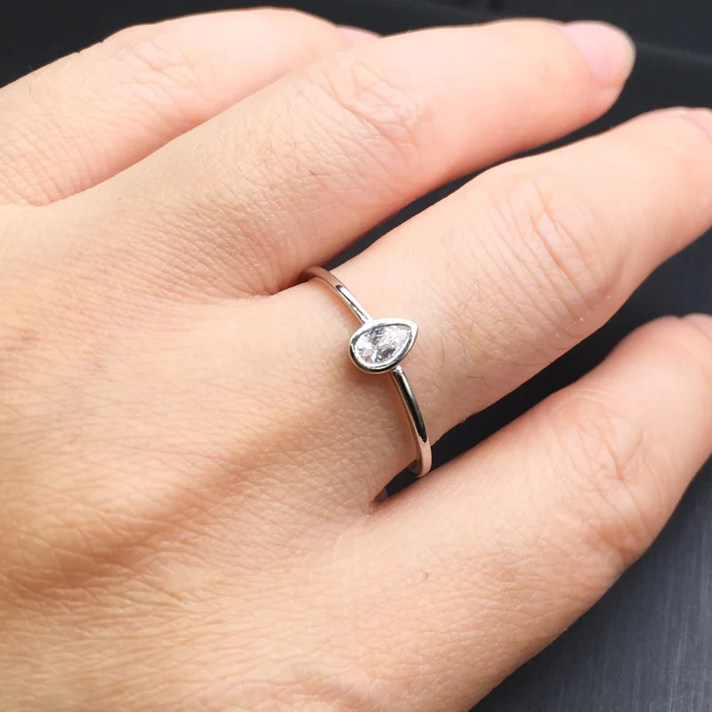 Женское кольцо из белого золота FFGems настоящее 10 к 0 35 карат ювелирное изделие для