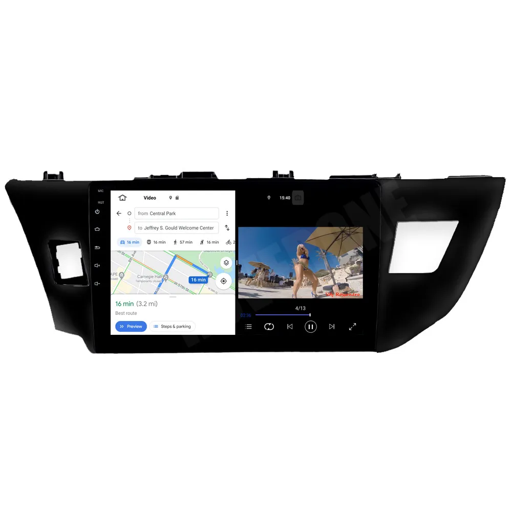 RoverOne Восьмиядерный Android 10 для Toyota Corolla 2013 2014 2015 2016 Авто Радио Стерео GPS навигация|pure