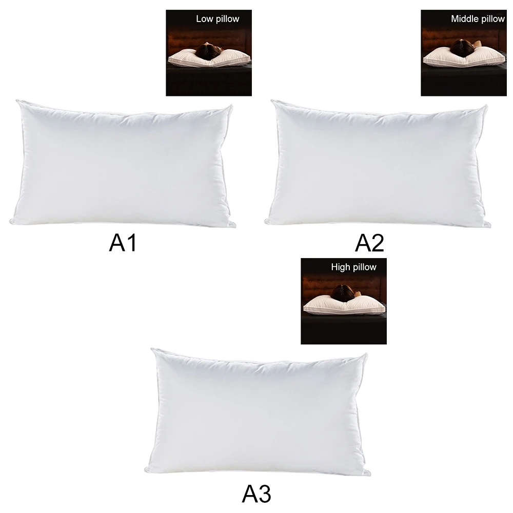 

Bedding Pillow Hotel Down Cotton Pillow Bedding Neck Washable Soft Pillow 1pc