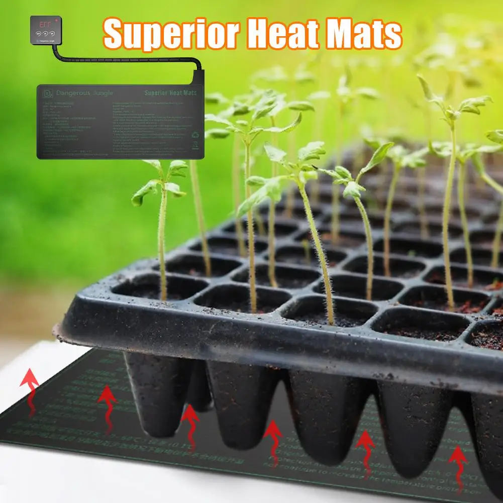 

Reptile Heating Climbing Pet Box Thermostatic Insulatio Pad Plant Nursery Thermometer Heating Pad Pet Supplies DH