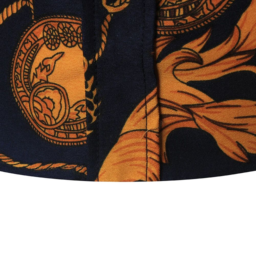 Мужская рубашка с цветочным принтом деловой Мягкий Топ на весну и осень