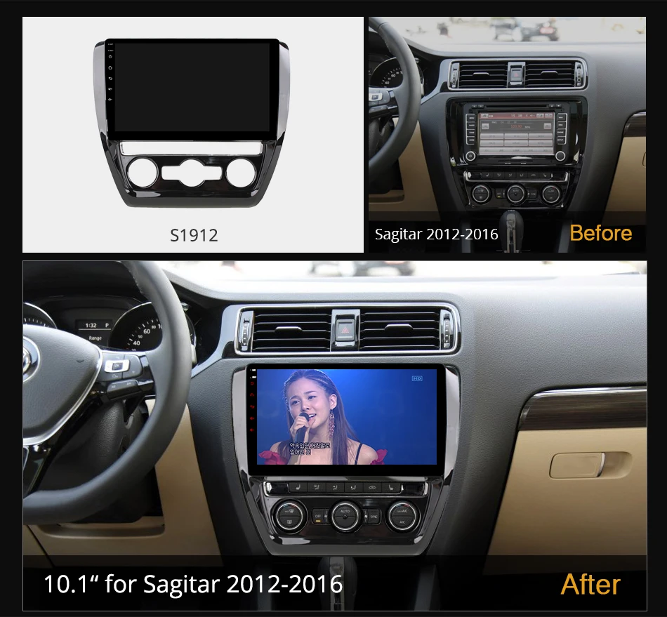 IPS DSP K7 6G + 128G автомобильное радио для VW Sagitar 2012-2016 android 10 0 BT 5 поддержка интерьера