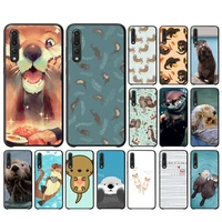 maiyaca animal otter tpu soft silicone phone case cover for huawei p10 lite p20 pro lite p30 pro lite p20 lite psmart 2019