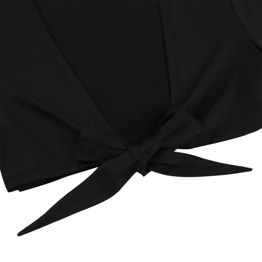 Женский костюм школьницы для косплея короткий топ-болеро с глубоким V-образным