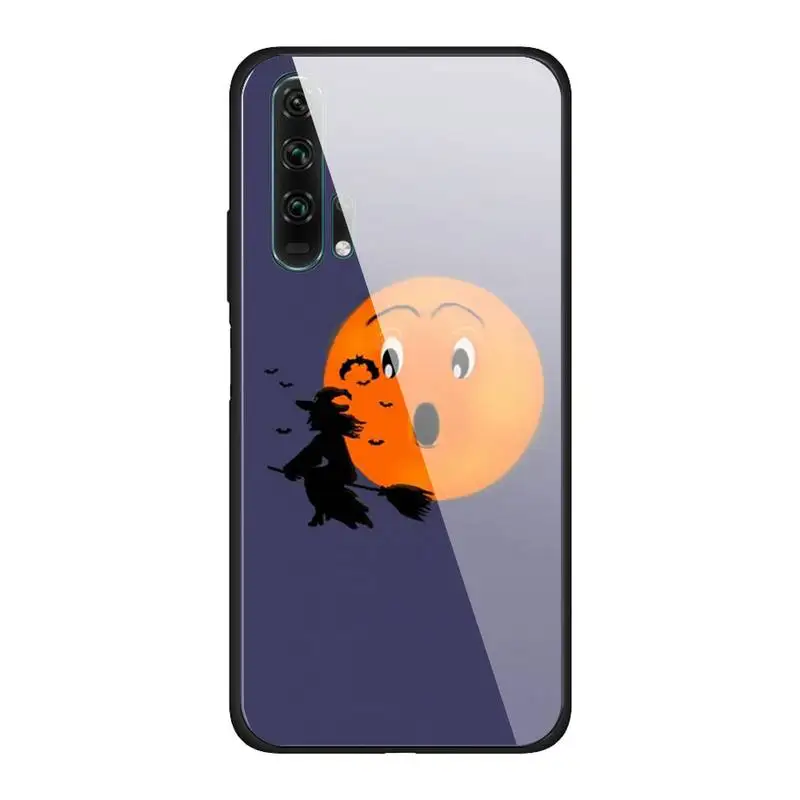 

Happy Halloween Phone Case For Huawei Mate 9 10 lite 20Pro&Tempered Glass Back Cover For Honor 7A 8X 9 10 V10