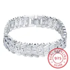 Браслет из серебра 925 пробы в виде снежинки, Ювелирное Украшение на запястье, массивная большая цепь длиной 20 см, браслеты для мужчин, подарок на день отца