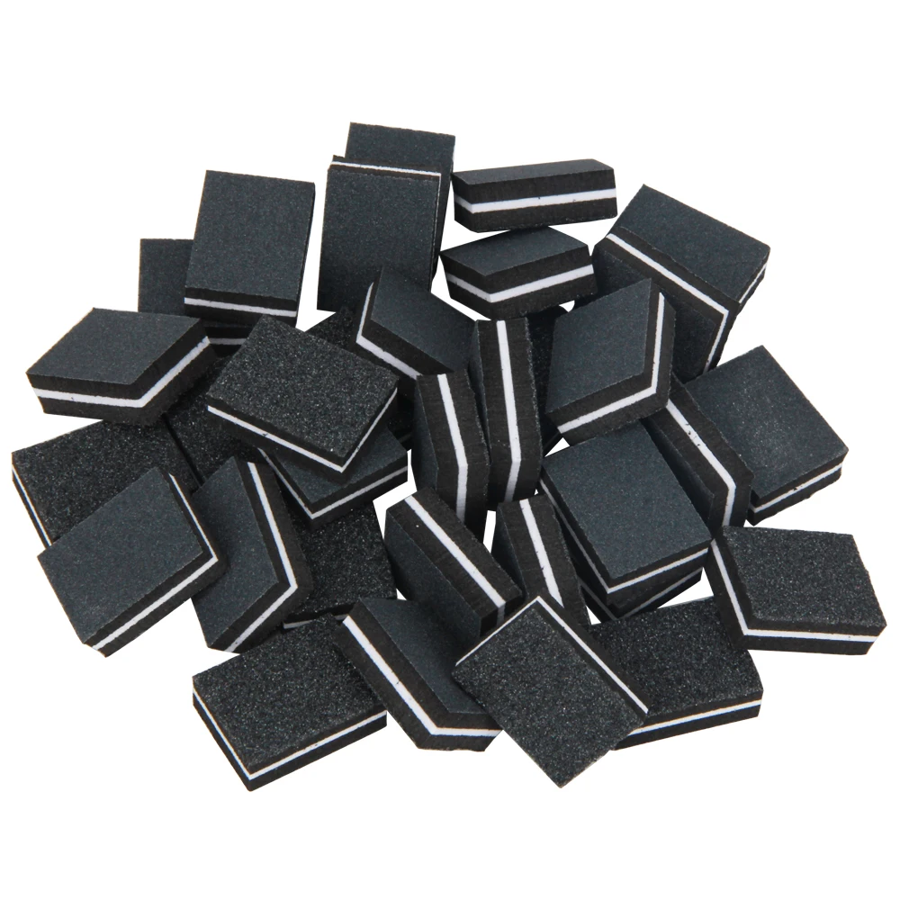 Полировальный блок 50 шт./лот для ногтевого дизайна губка наждачная бумага пилка