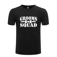 funny grooms squad cotton t shirt fun men o neck summer short sleeve tshirts awesome t shirt