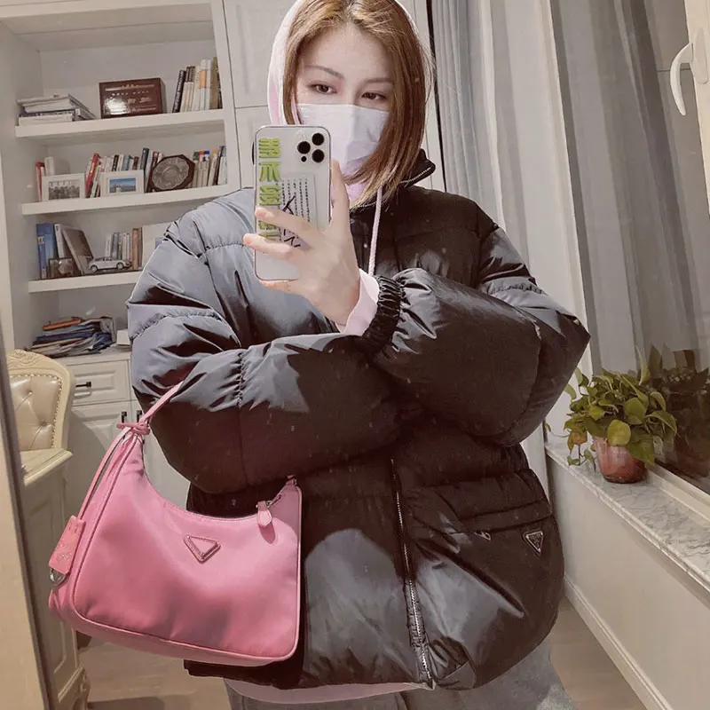 

Claw armpit bag women's new ins wind nylon portable shoulder bag leather high-grade armpit bag