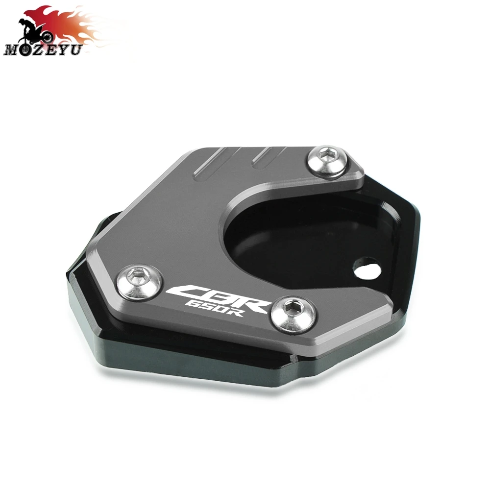 

New Red For HONDA CBR650R 2019-2020 CB650R Neo Sports Cafe Motorcycle Side Stand Pad Plate Kickstand Enlarger Support Extension