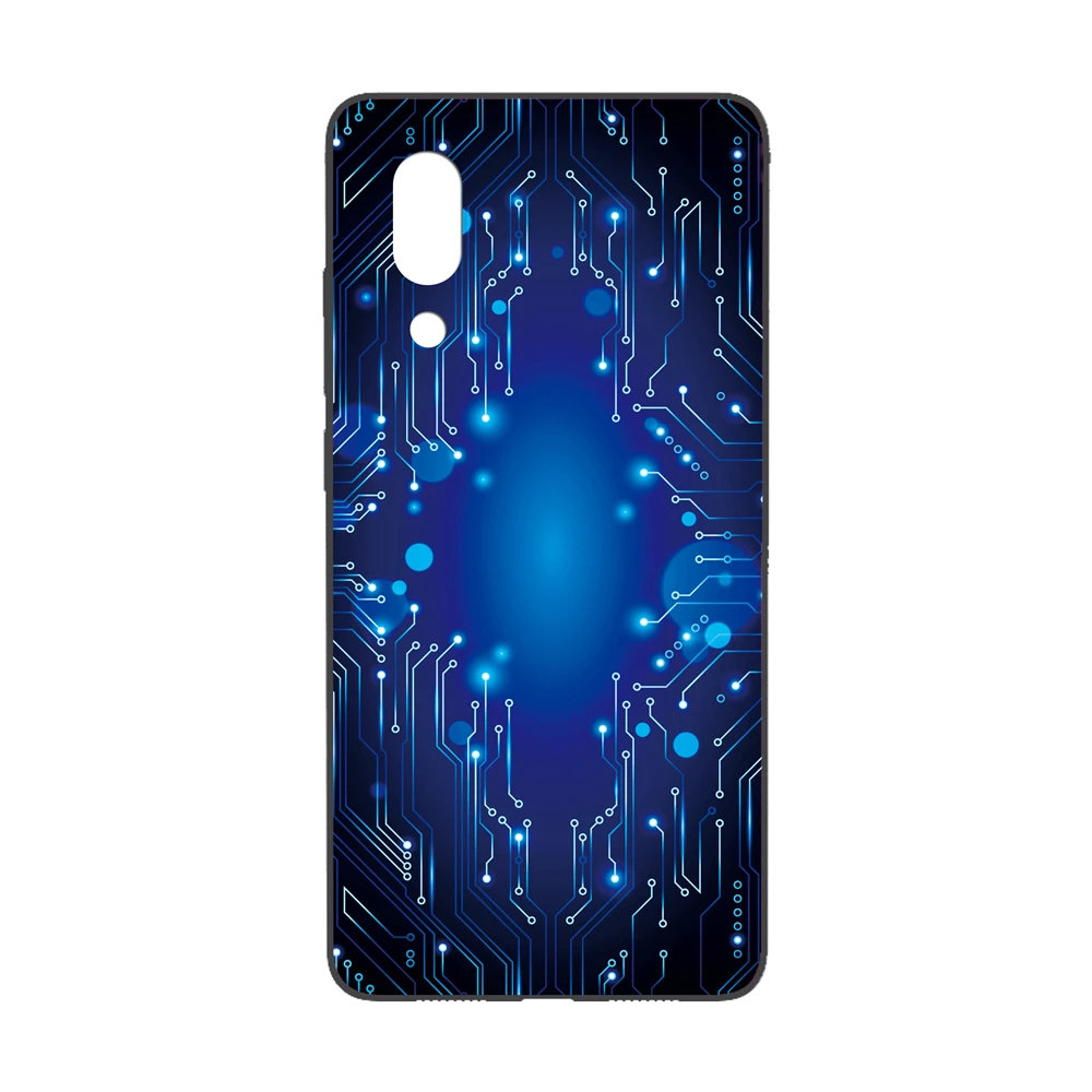 Силиконовый чехол GUCOON для Sharp Aquos S2 C10 5,5 дюймов, Мягкий защитный чехол для телефона из ТПУ, чехол-бампер с изображением розовых цветов