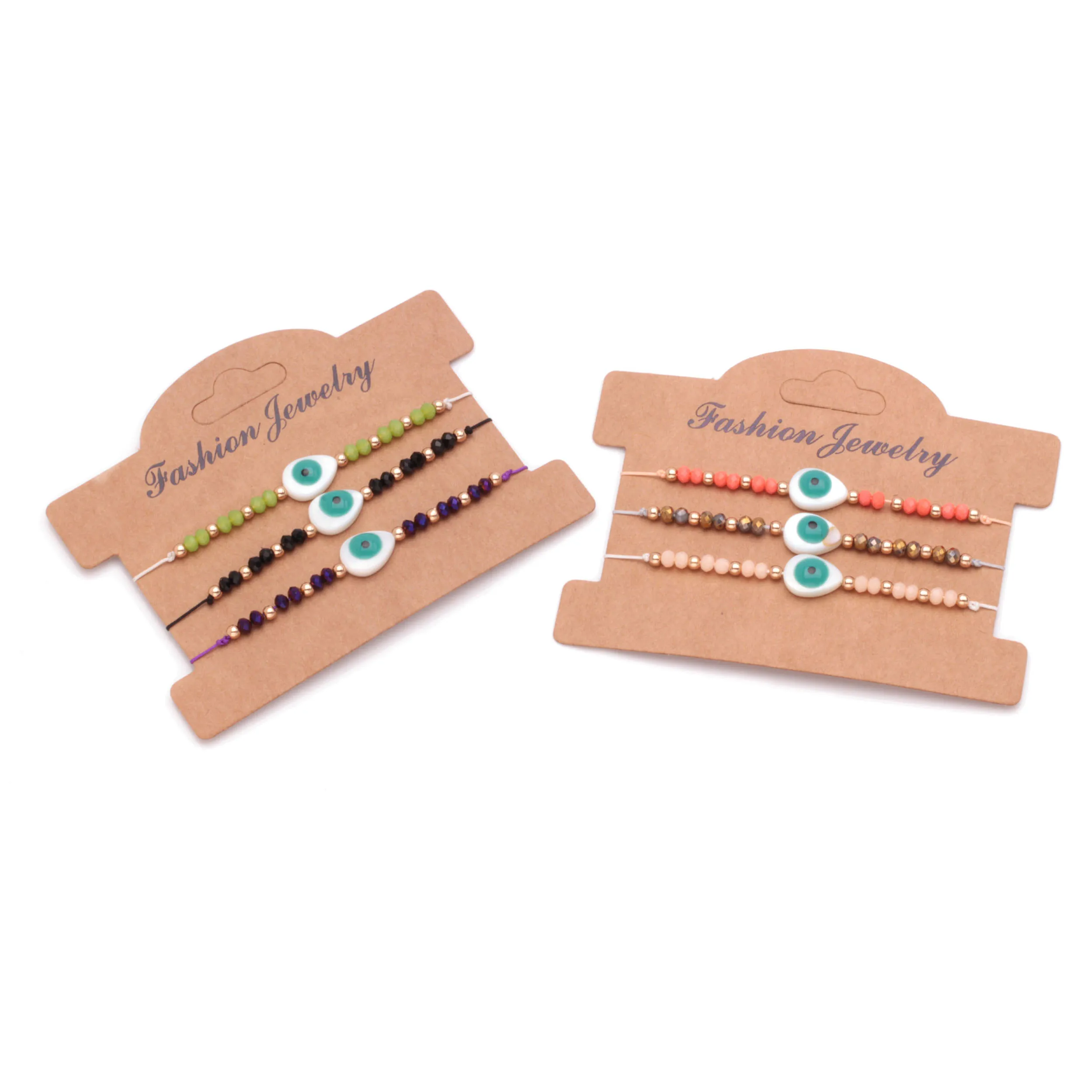 Boho Симпатичные Овальный &quotДурной глаз&quot глаз снаряды с украшением в виде