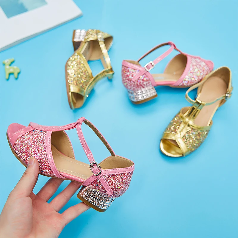 2020 детская бальная танцевальная обувь для малышей Для детей девочек