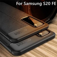 for samsung galaxy s20 fe case leather silicone case for samsung s20 fe cover galaxy s20 fe s21 plus ultra a12 a71 m51 m31 a51