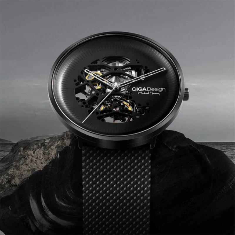 Механические наручные часы CIGA Design MY Series минималистичный дизайн металлический